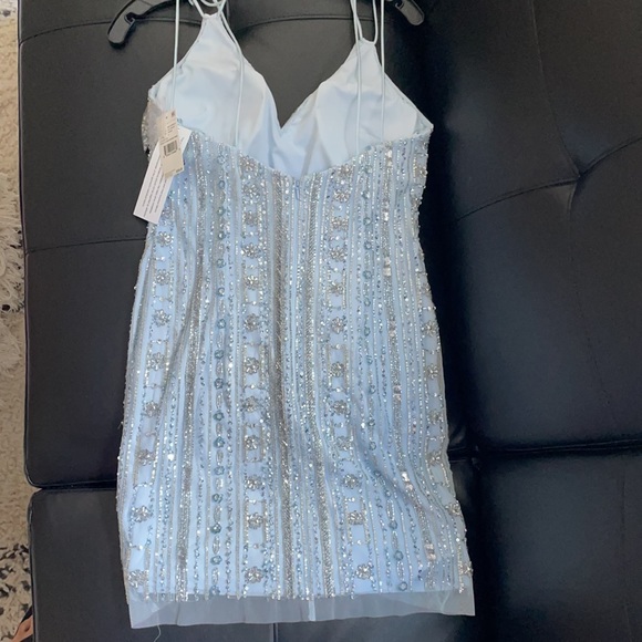 NWT Aidan Mattox Cocktail Holiday Dress Sequins Size 8 - Picture 6 of 9